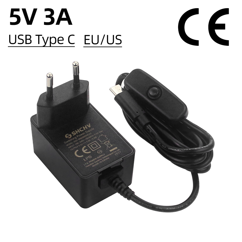 Pi Power Supply - Raspberry Pi 5V 3A alimentation 15W