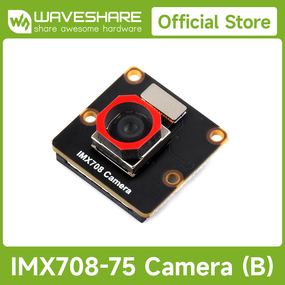 Raspberry Pi Global Shutter Camera Imx296 - Caméra autofocus haute résolution Waveshare IMX708