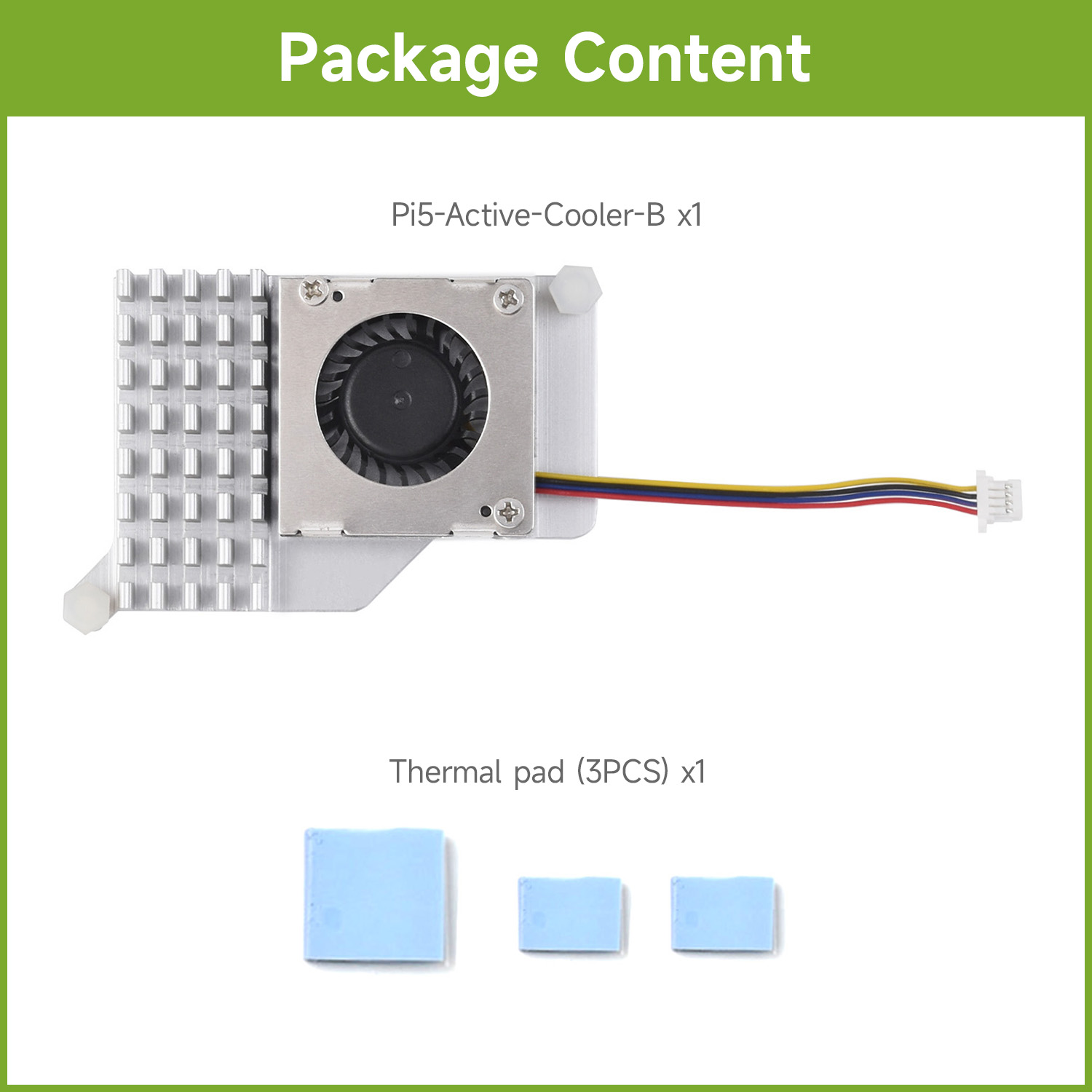 Pi Cooler - Waveshare Active Cooler (B) pour Raspberry