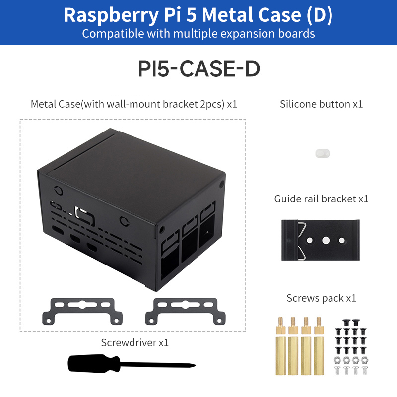 Boîtier métallique de qualité  - Pi 5 Case avis et prix